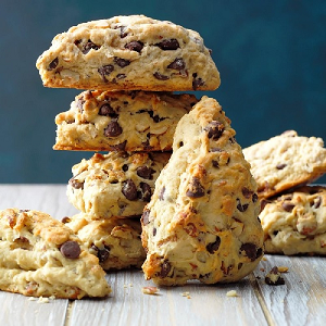 Hazelnut Chocolate Chip Scones Recipe