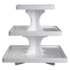 3-Tier Square Stand Hold 48 Cupcakes