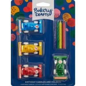 Race Car Candle Holder 4 Piece Set