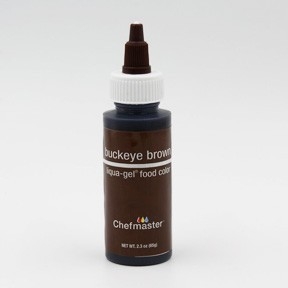 Buckeye Brown ChefMaster Gel Color 2.3 oz Bottle