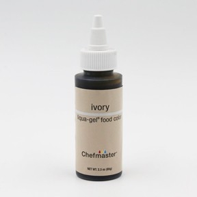 Ivory ChefMaster Gel Color 2.3 oz Bottle