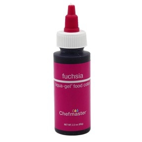 Fuchsia ChefMaster Gel Color 2.3 oz Bottle