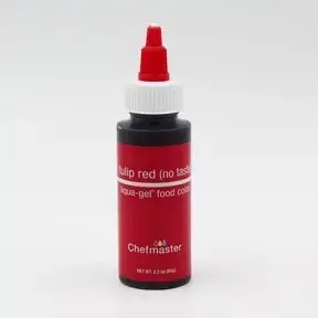 Tulip Red Gel Food Color 2.3 oz. Bottle