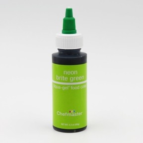 Neon GreenChefMaster Gel Color 2.3 oz Bottle