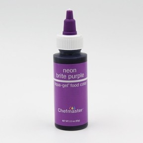 Neon Purple ChefMaster Gel Color 2.3 oz Bottle