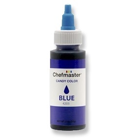 Blue ChefMaster Candy Color 2 oz Bottle