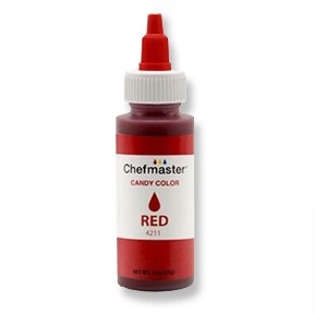 Red ChefMaster Candy Color 2 oz Bottle