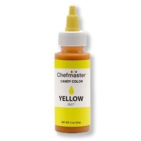 Yellow ChefMaster Candy Color 2 oz Bottle